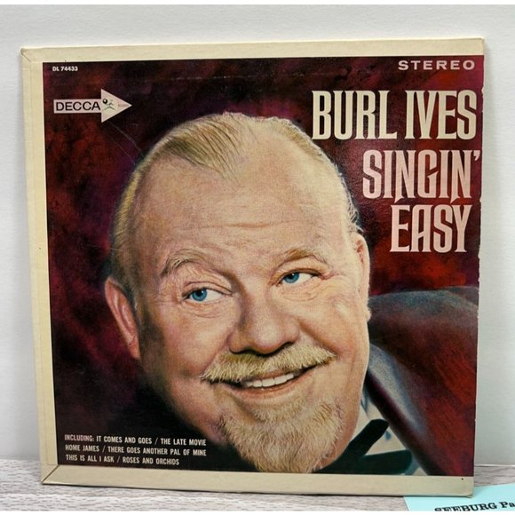 Burl Ives Singin Easy Compact 33 Jukebox 7" Record DECCA 7-34205 Mini LP - Picture 5 of 6